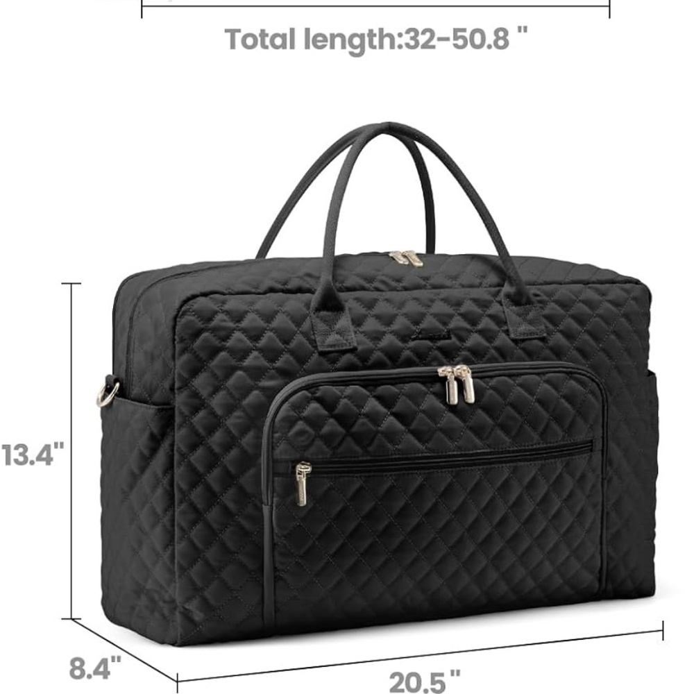LOVEVOOK Travel Duffle Bag Black